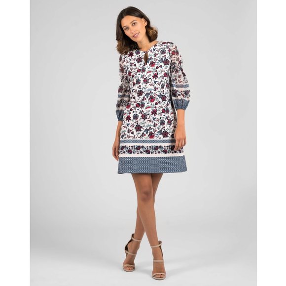 Taylor Fall Floral Mini Dress - Picture 1 of 11